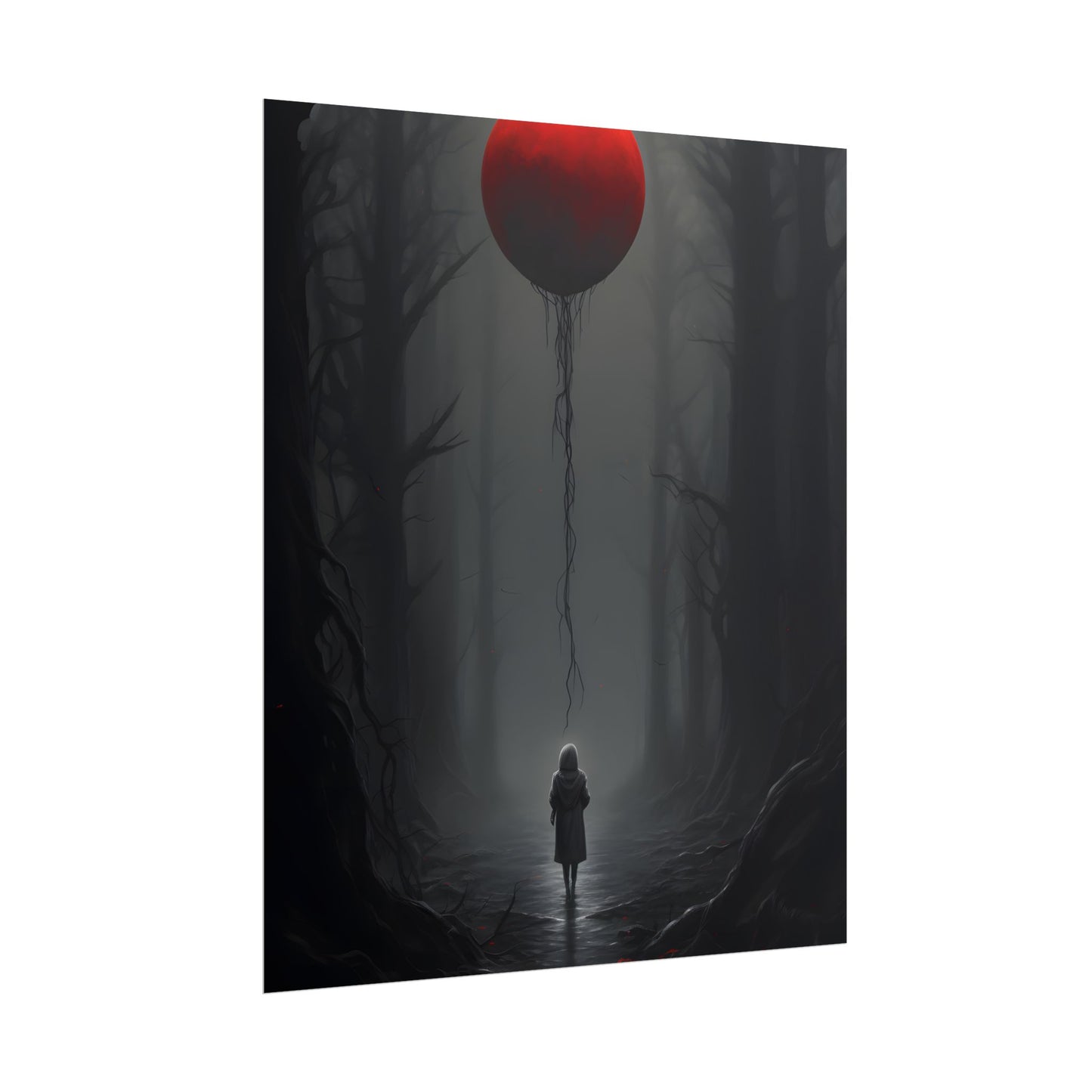 Youthful Moment: A Young Man in Nature's Outdoors - Poster