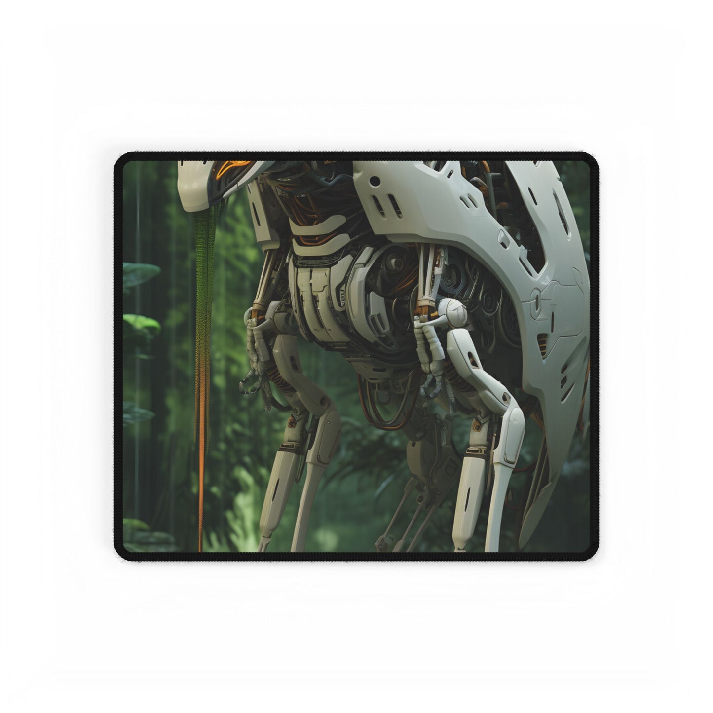 Robotic Wildlife Sanctuary: Six-Legged Creature Oasis - Desk Mat