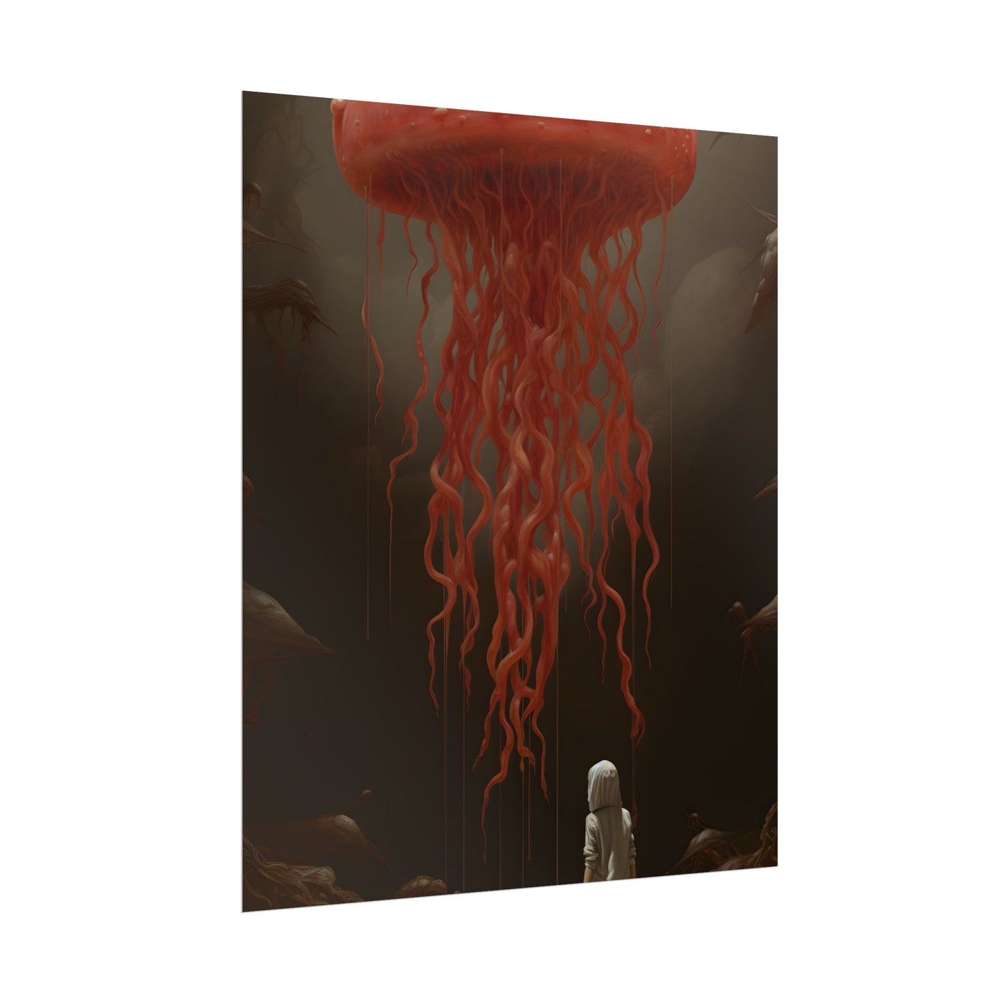 Serious Book Cover Art: Illustrative Masterpiece - Poster