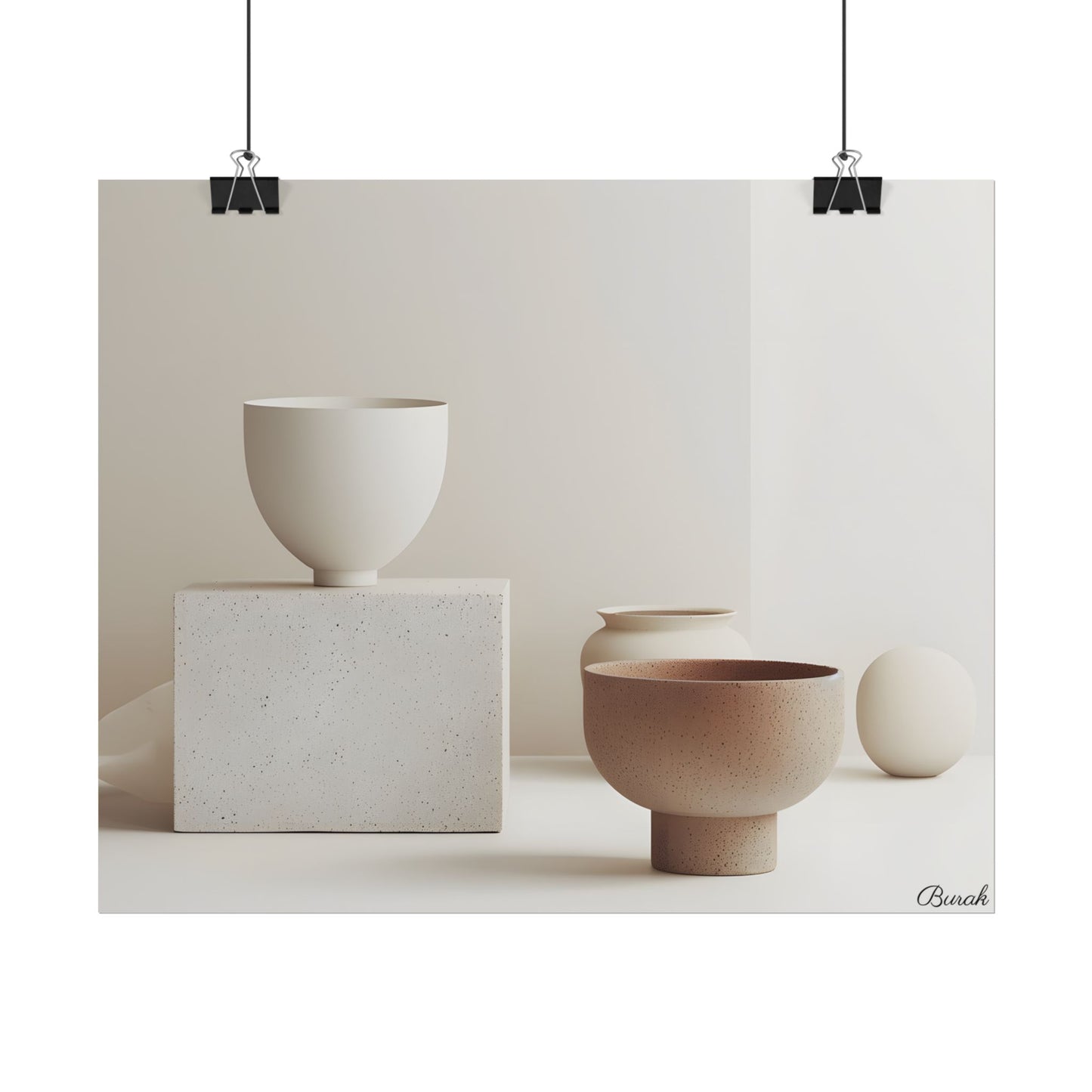 Minimalist Modern Geometry: Artwork Design Product - Poster