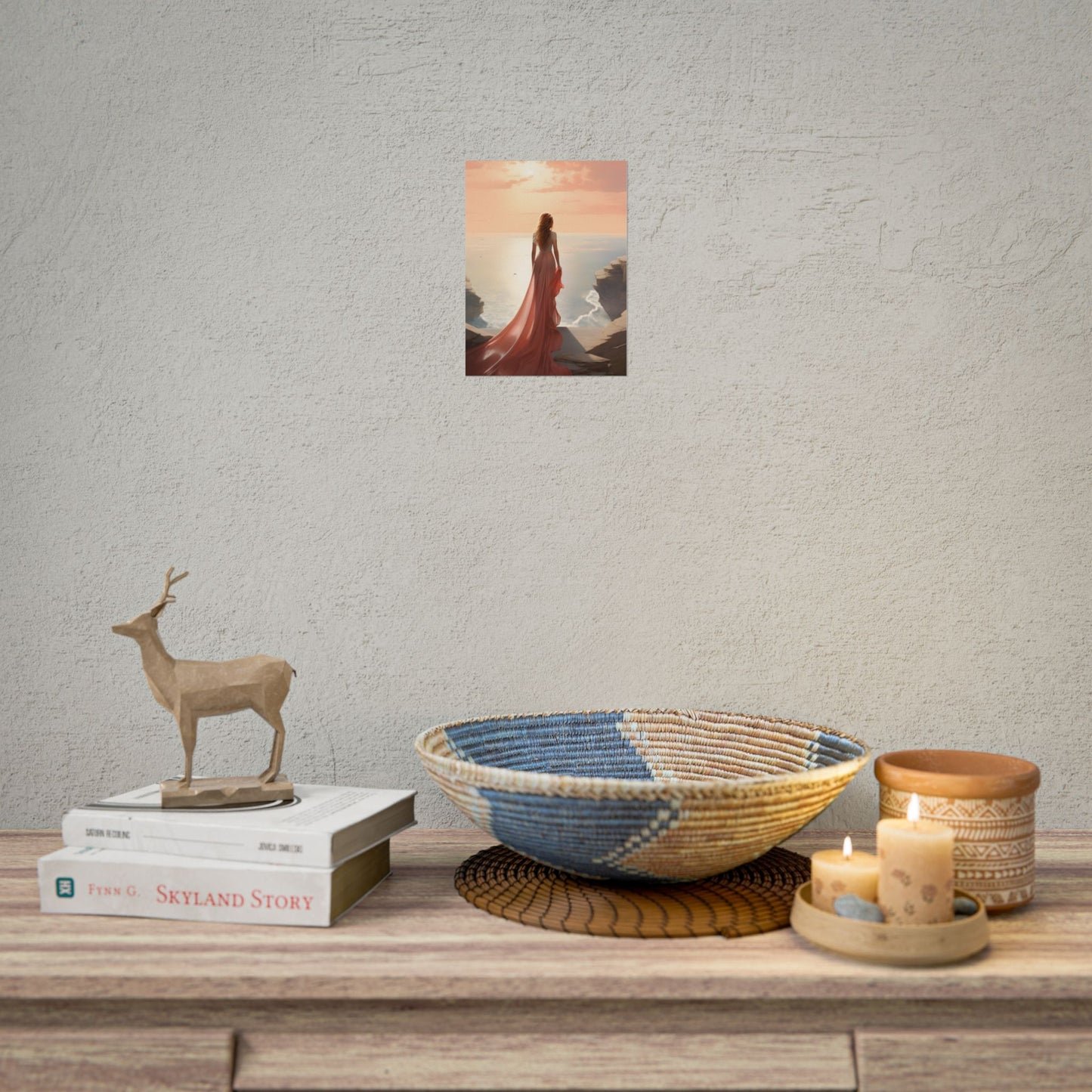 Studio Reflections: Moody Indoor Landscape - Poster