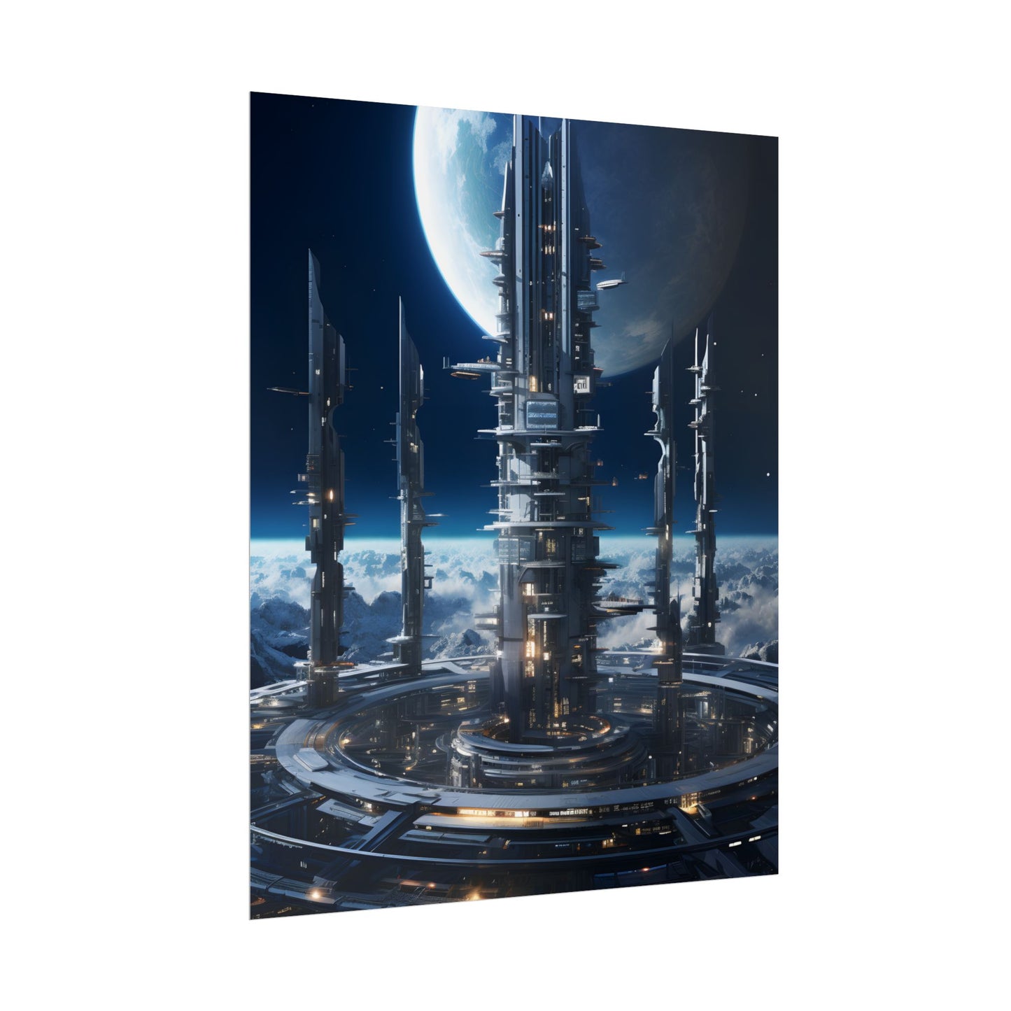 Aetherial Space Station: Isolated Horizon - Poster