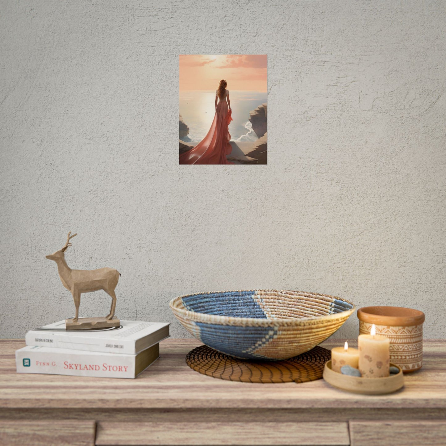 Studio Reflections: Moody Indoor Landscape - Poster