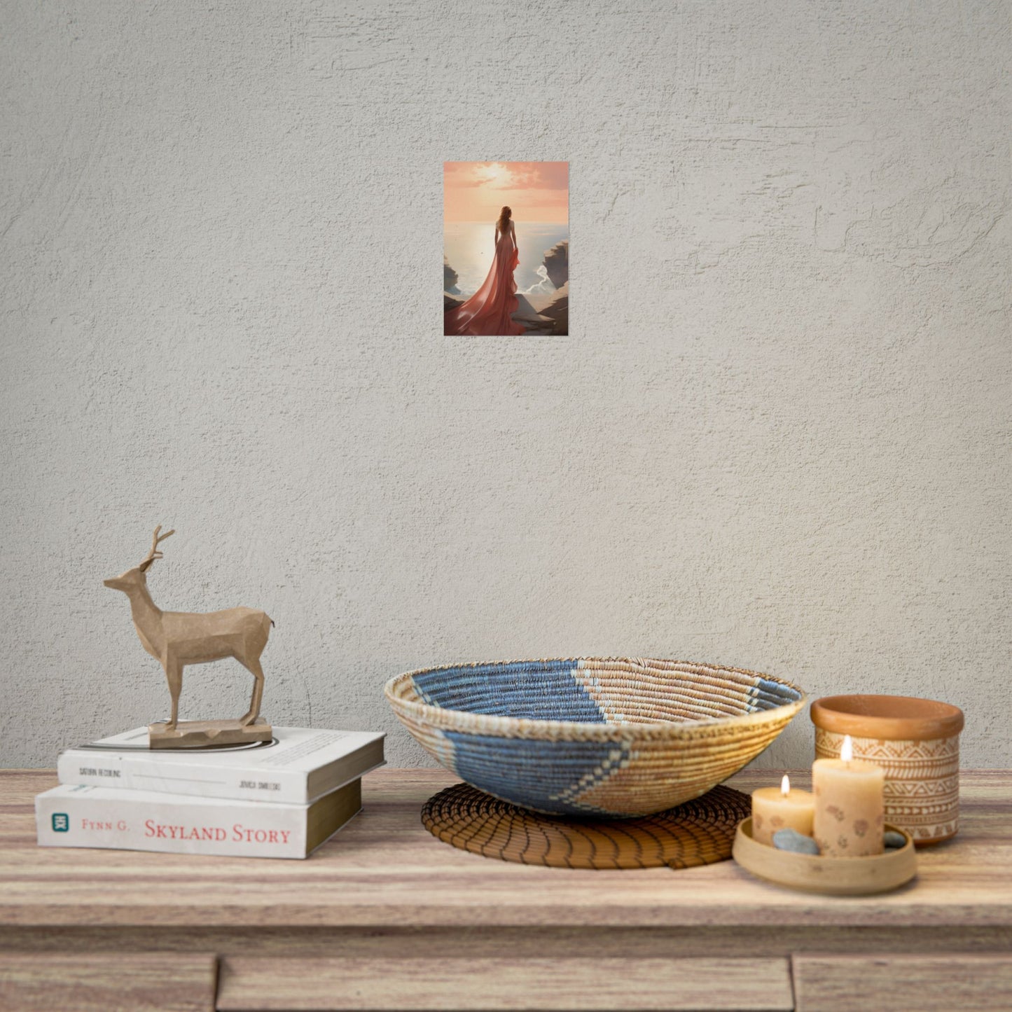 Studio Reflections: Moody Indoor Landscape - Poster