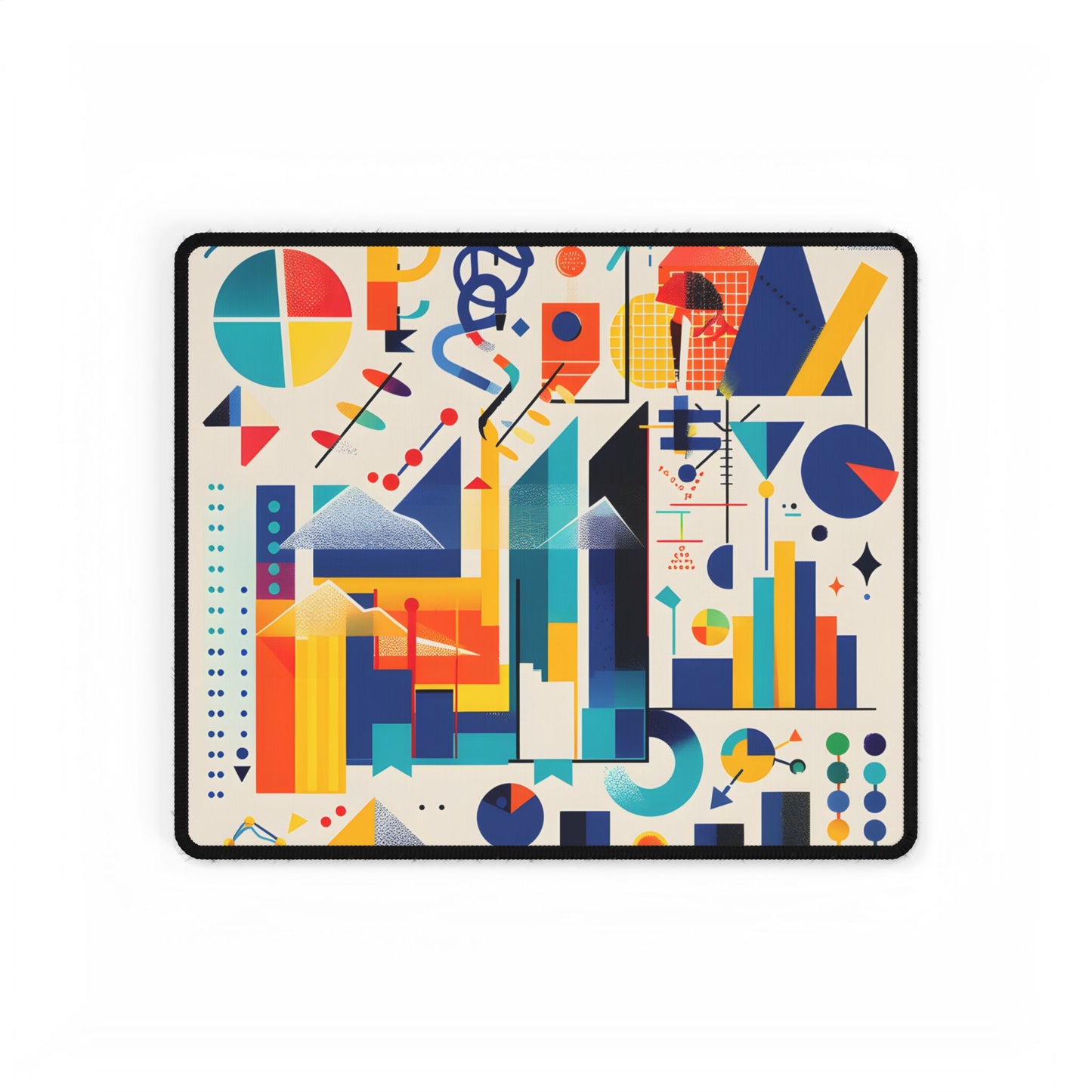 Statistics in Color: Modern Graphic Data - Desk Mat