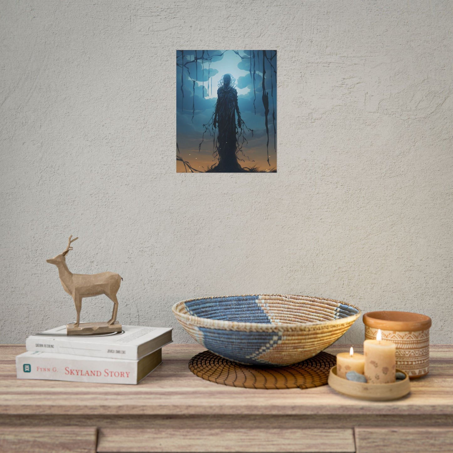 Writing Utensil Artwork: Creative Expression Above Paper - Poster