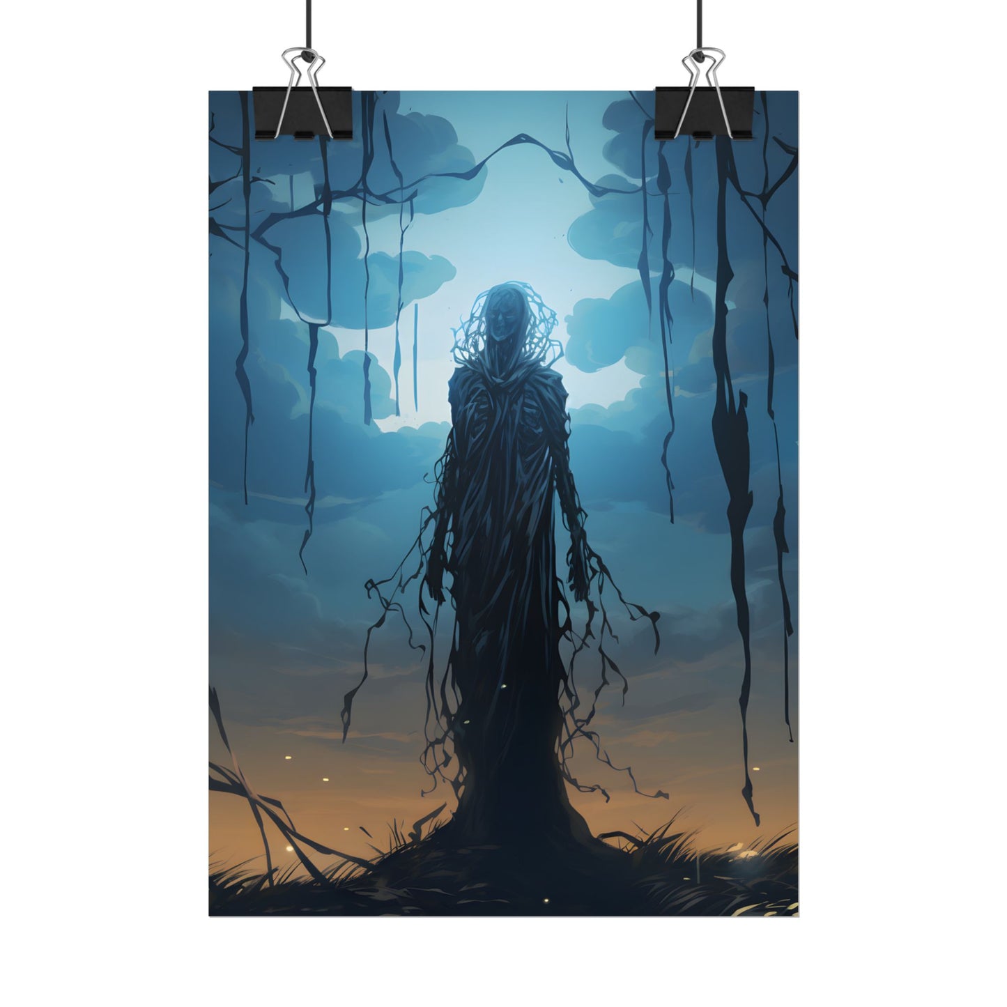 Writing Utensil Artwork: Creative Expression Above Paper - Poster