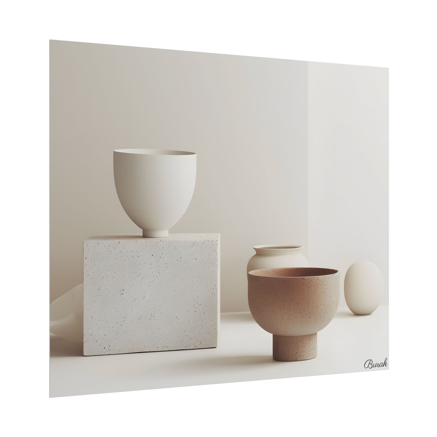Minimalist Modern Geometry: Artwork Design Product - Poster