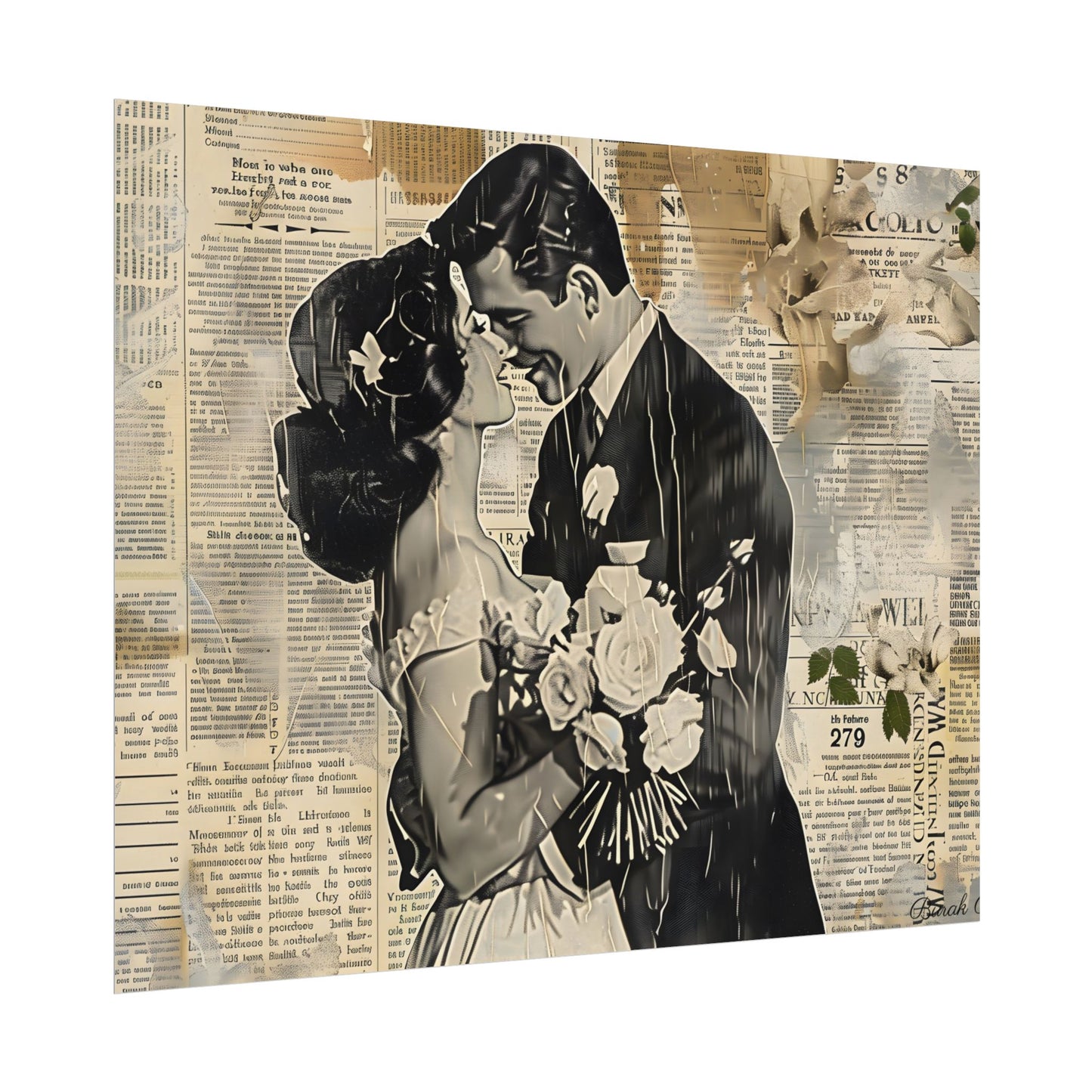 Vintage Romantic Couples: Whispers from the Past - Poster
