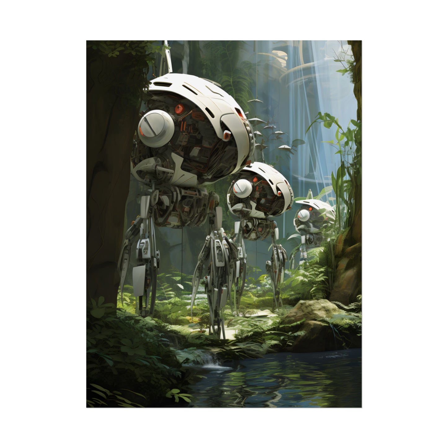 A haven for wildlife, powered by artificial intelligence - Robotic Sanctuary - Poster