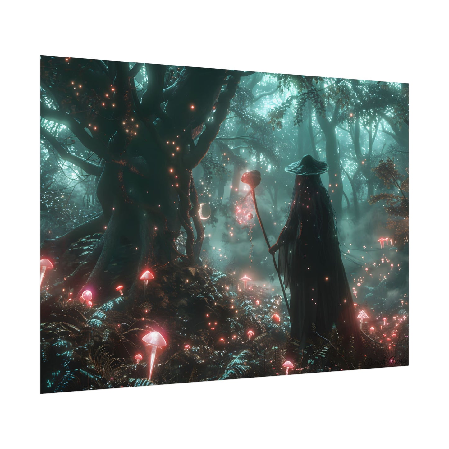 Whispers of Magic in Enchanted Woods: A Mysterious Encounter with the Witch - Poster