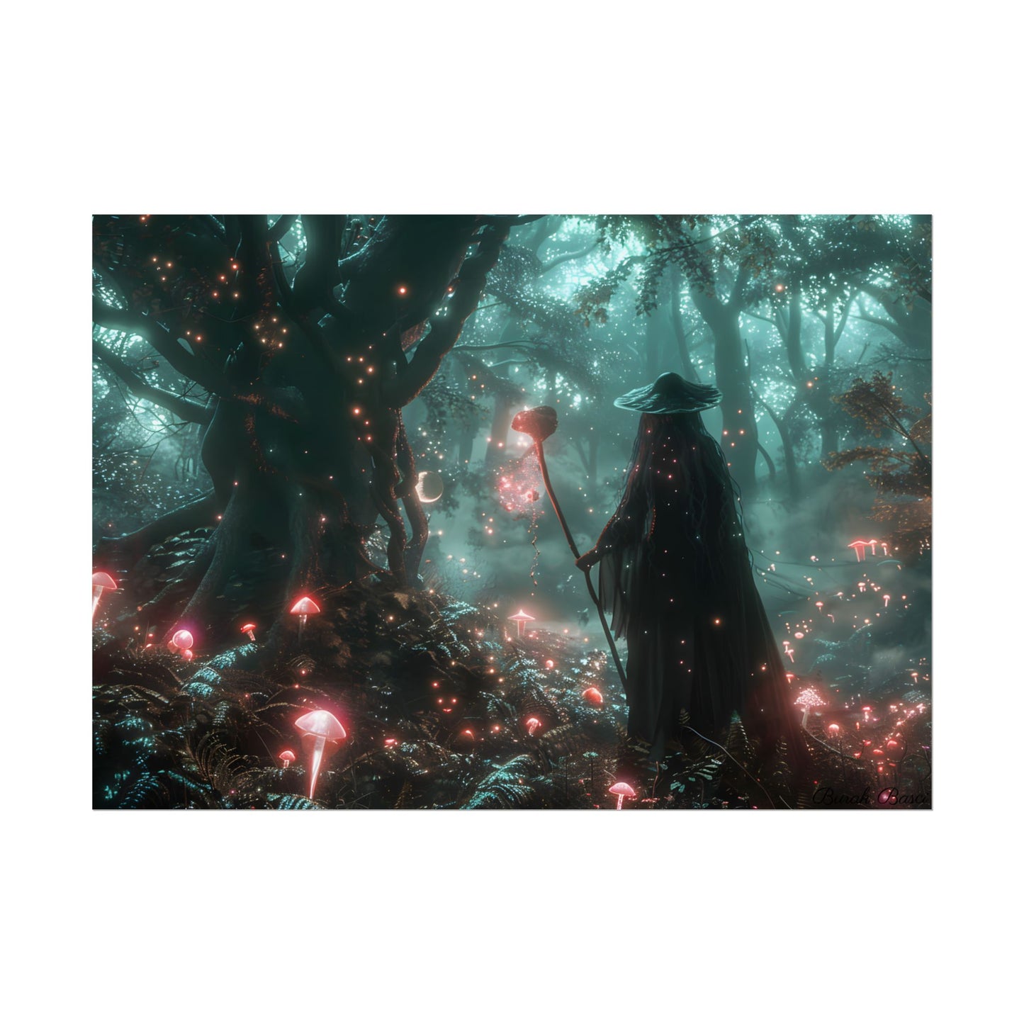 Whispers of Magic in Enchanted Woods: A Mysterious Encounter with the Witch - Poster
