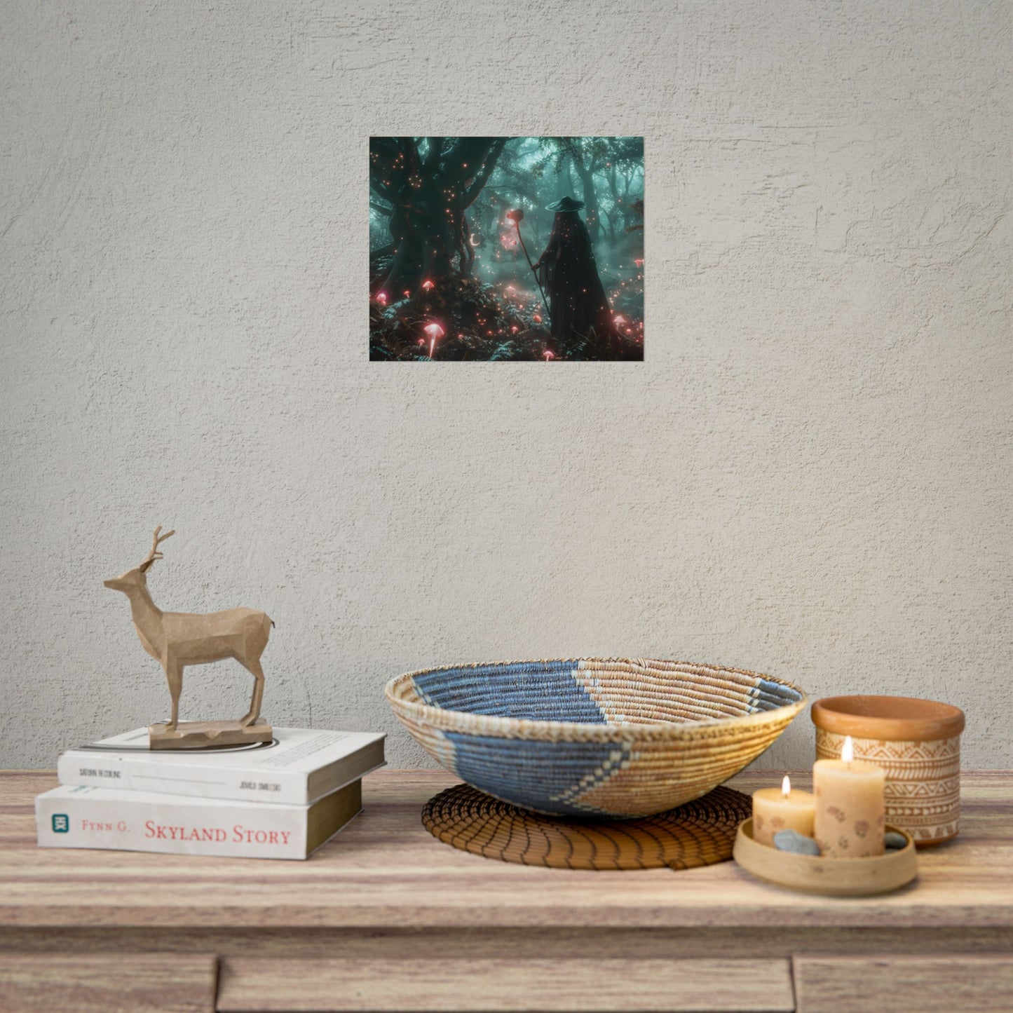 Whispers of Magic in Enchanted Woods: A Mysterious Encounter with the Witch - Poster
