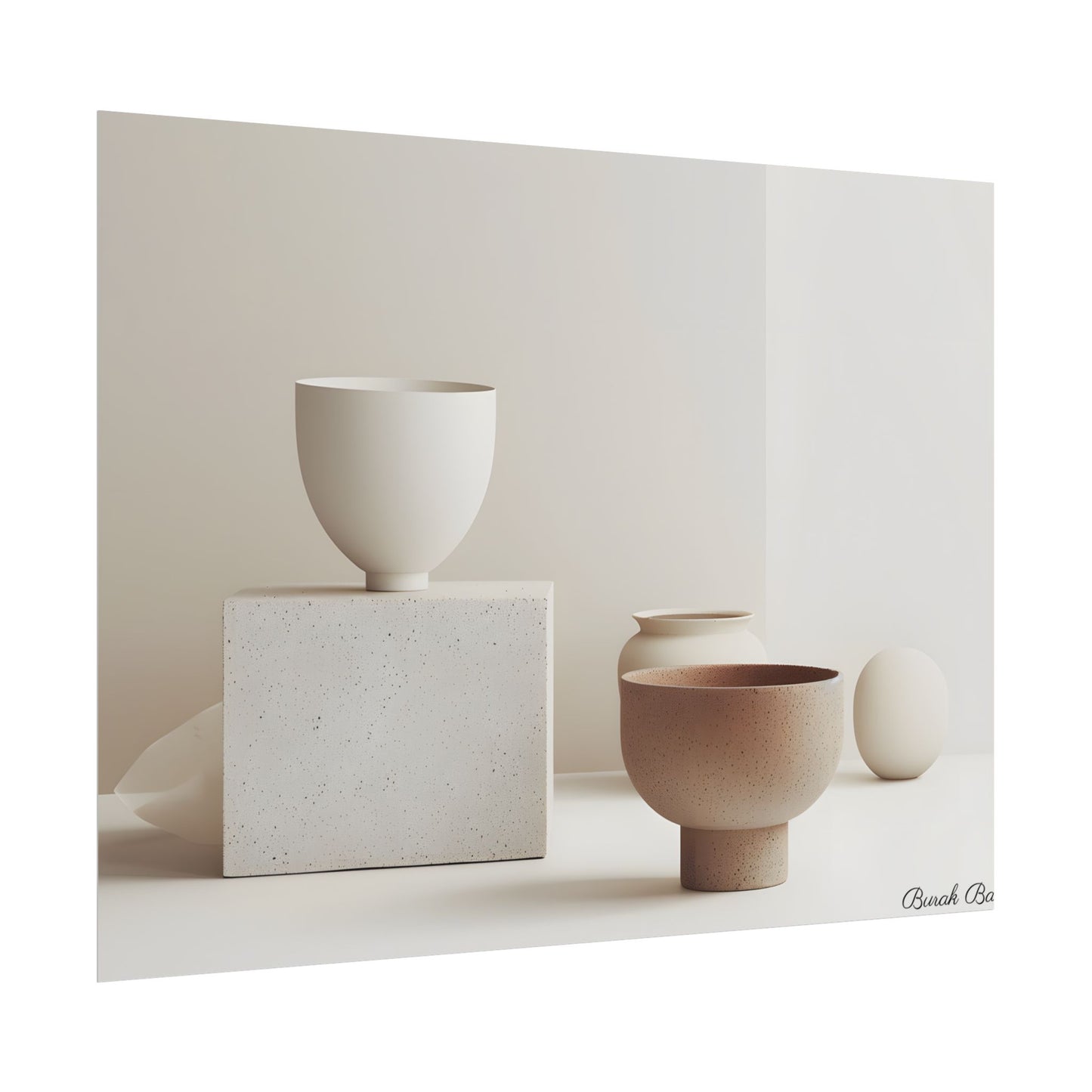 Minimalist Modern Geometry: Artwork Design Product - Poster