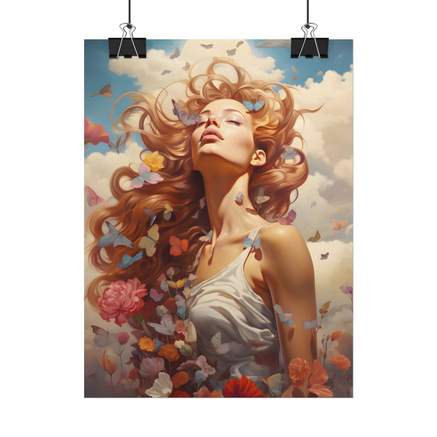 Vibrant Outdoor Cafe: Relaxed Atmosphere Artwork - Poster