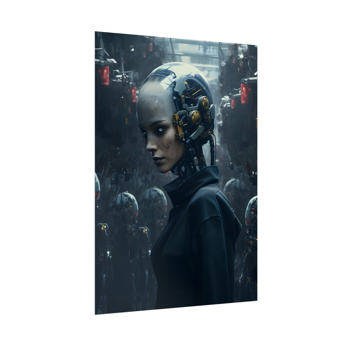 A group of charismatic thieves pull off a daring robotic art heist - Action - Poster