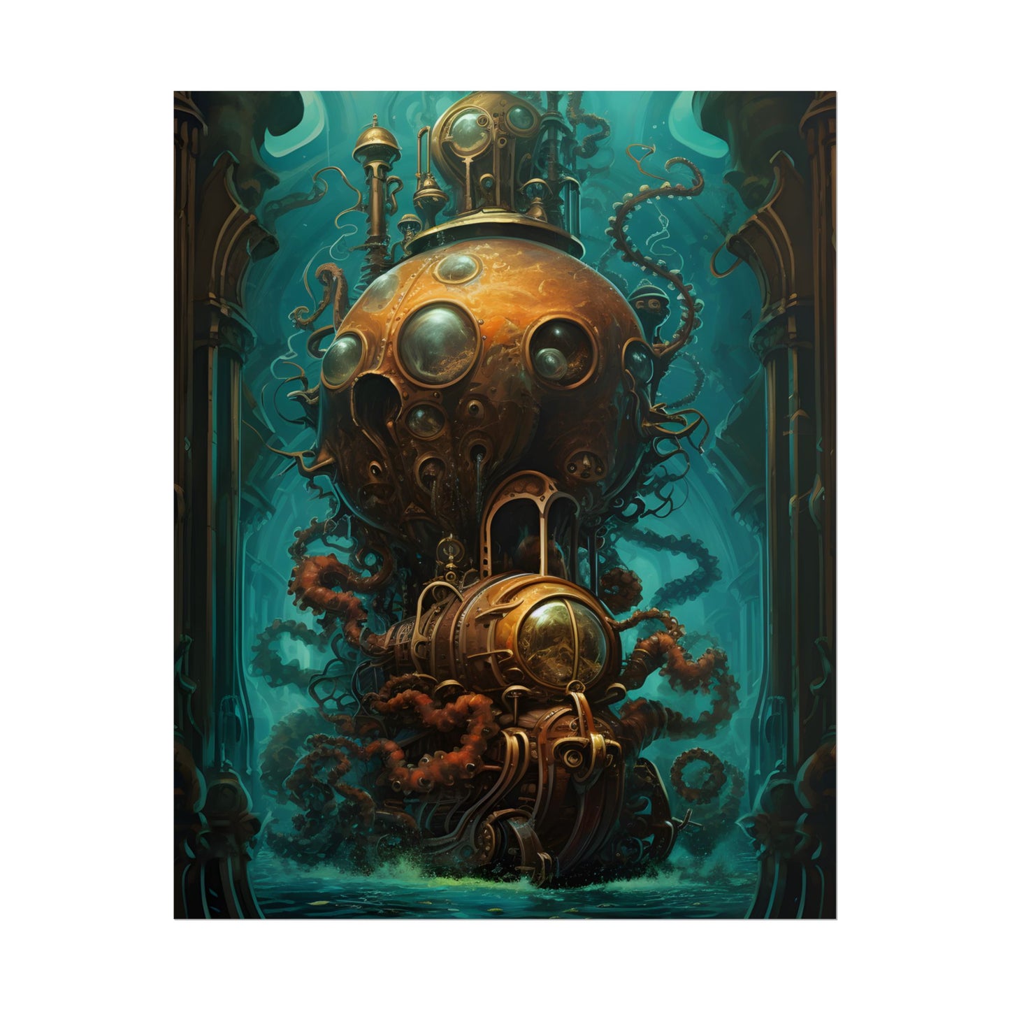 Underwater Steampunk Odyssey: A Captain Nemos Adventure - Poster