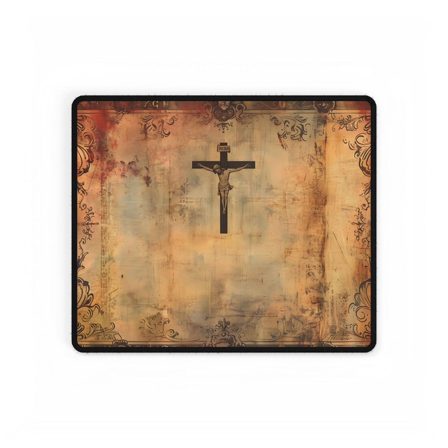 Vintage Biblical Art Print: A Historical Scene - Desk Mat