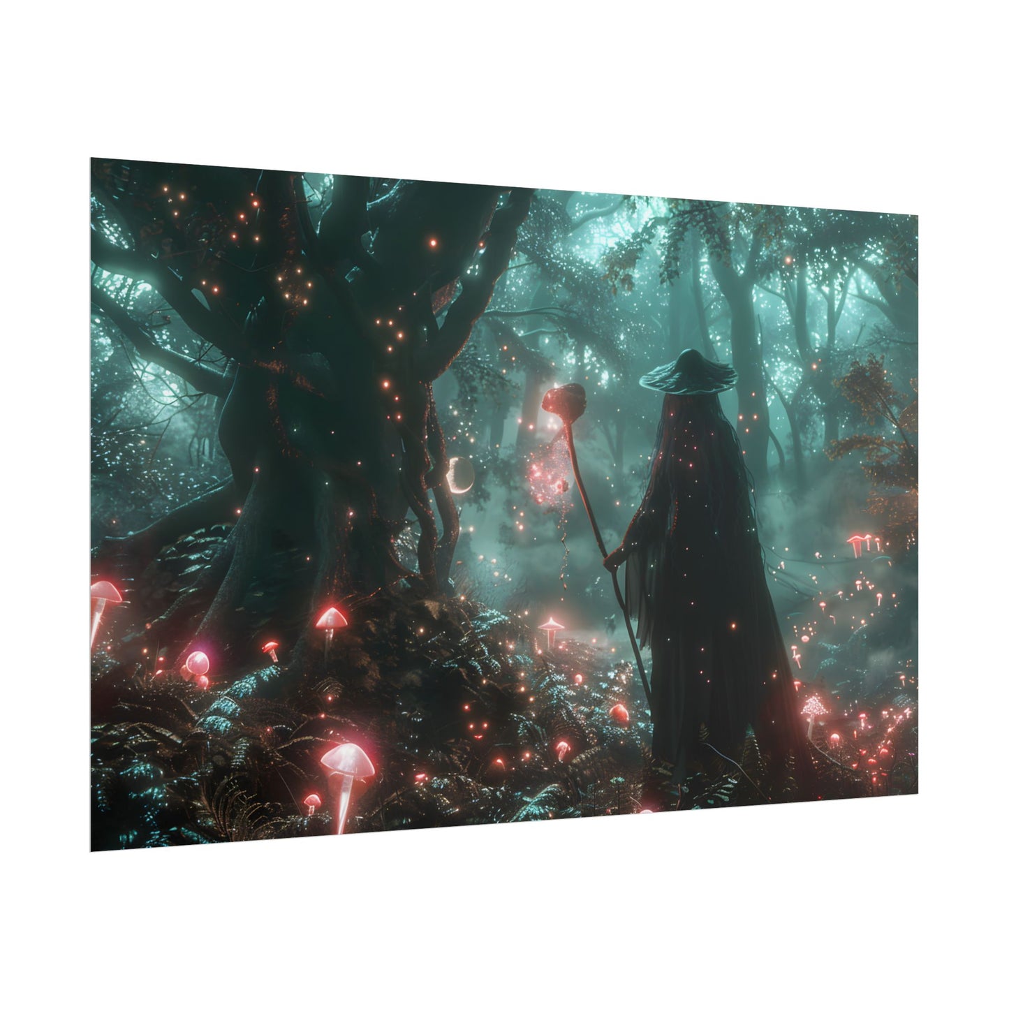 Whispers of Magic in Enchanted Woods: A Mysterious Encounter with the Witch - Poster