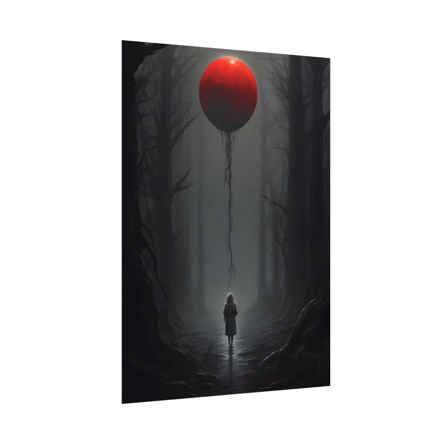 Youthful Moment: A Young Man in Nature's Outdoors - Poster