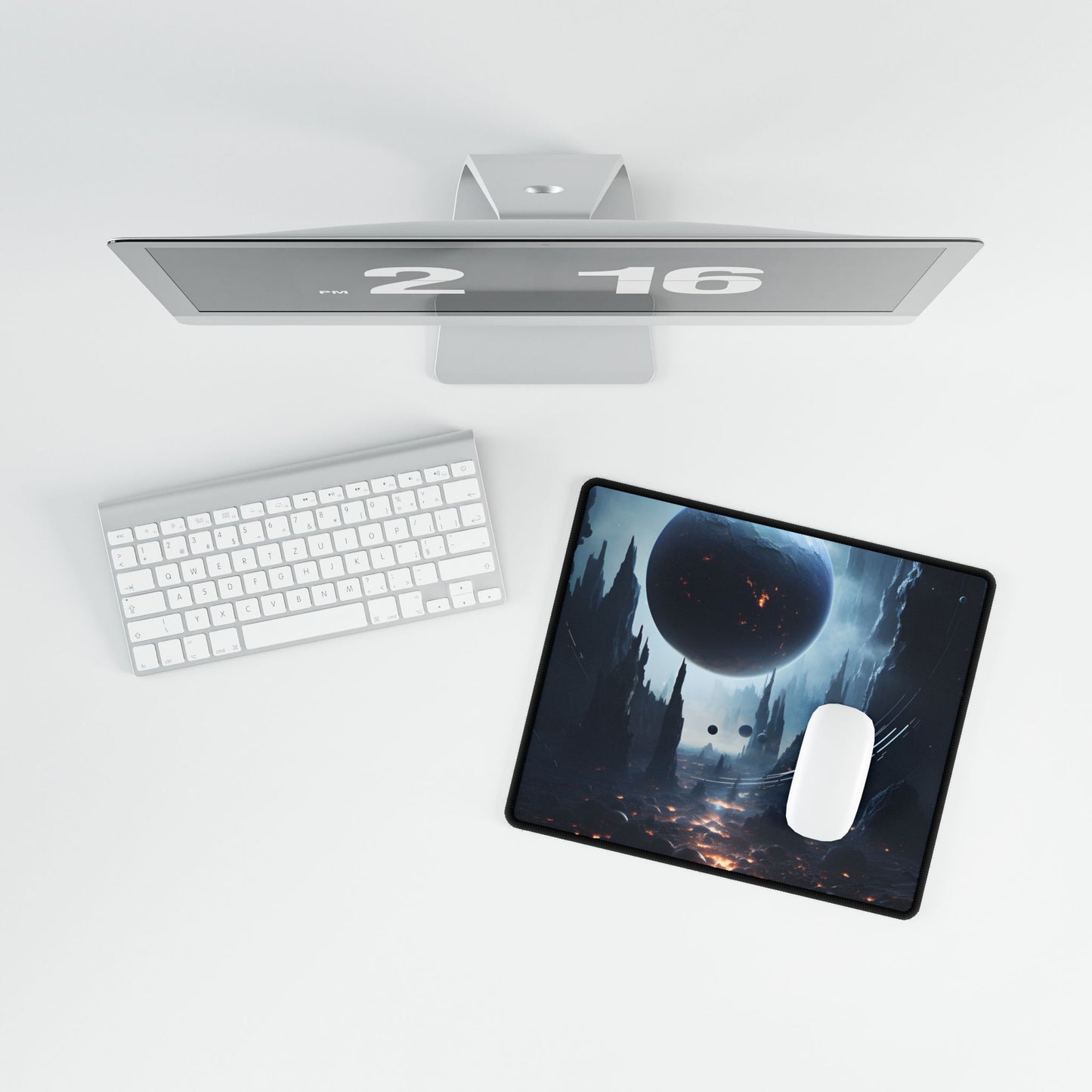 Stellar Encounter: Black Hole Cosmic Mystery - Desk Mat