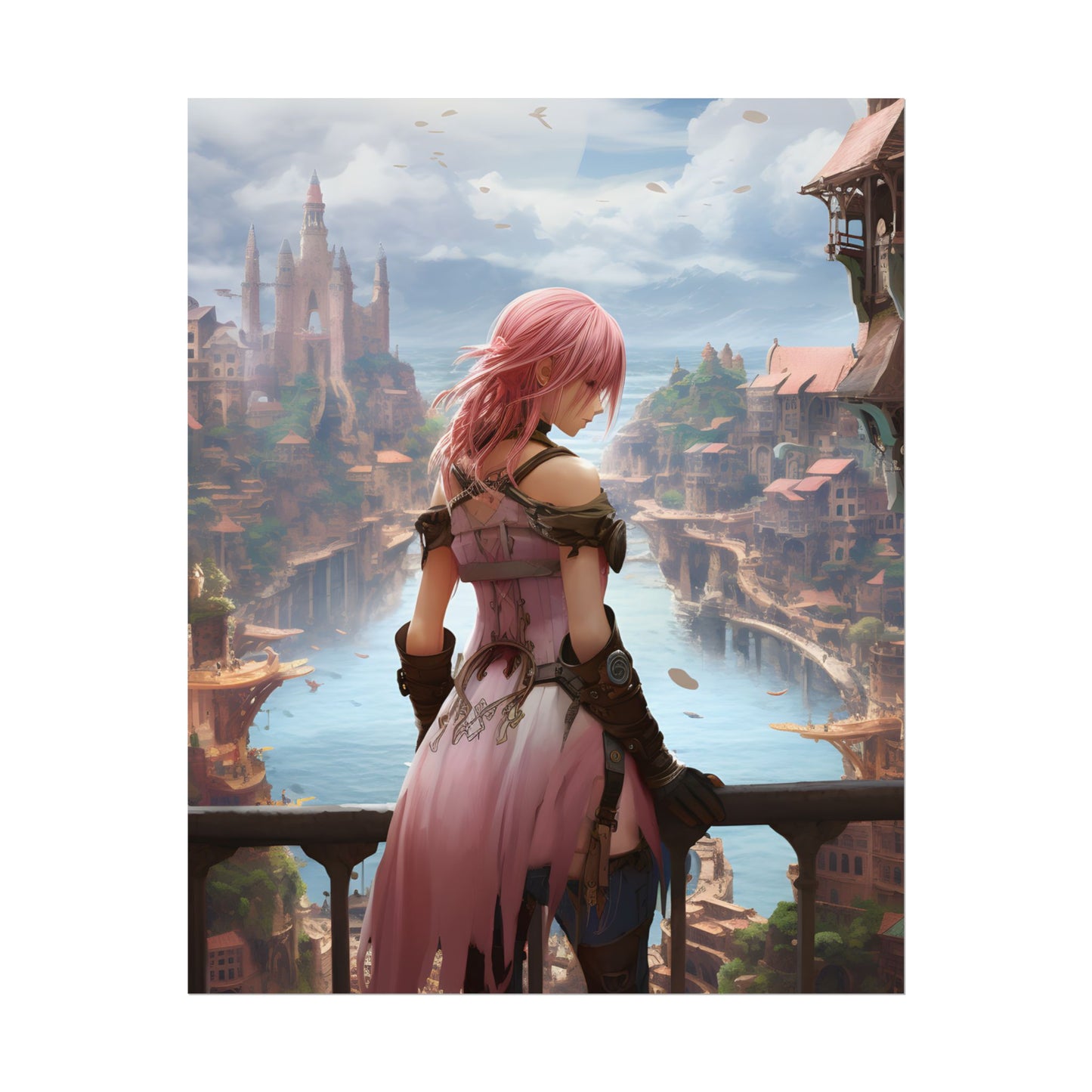 Anime Birds in Flight: Detailed Feathered Friends - Poster
