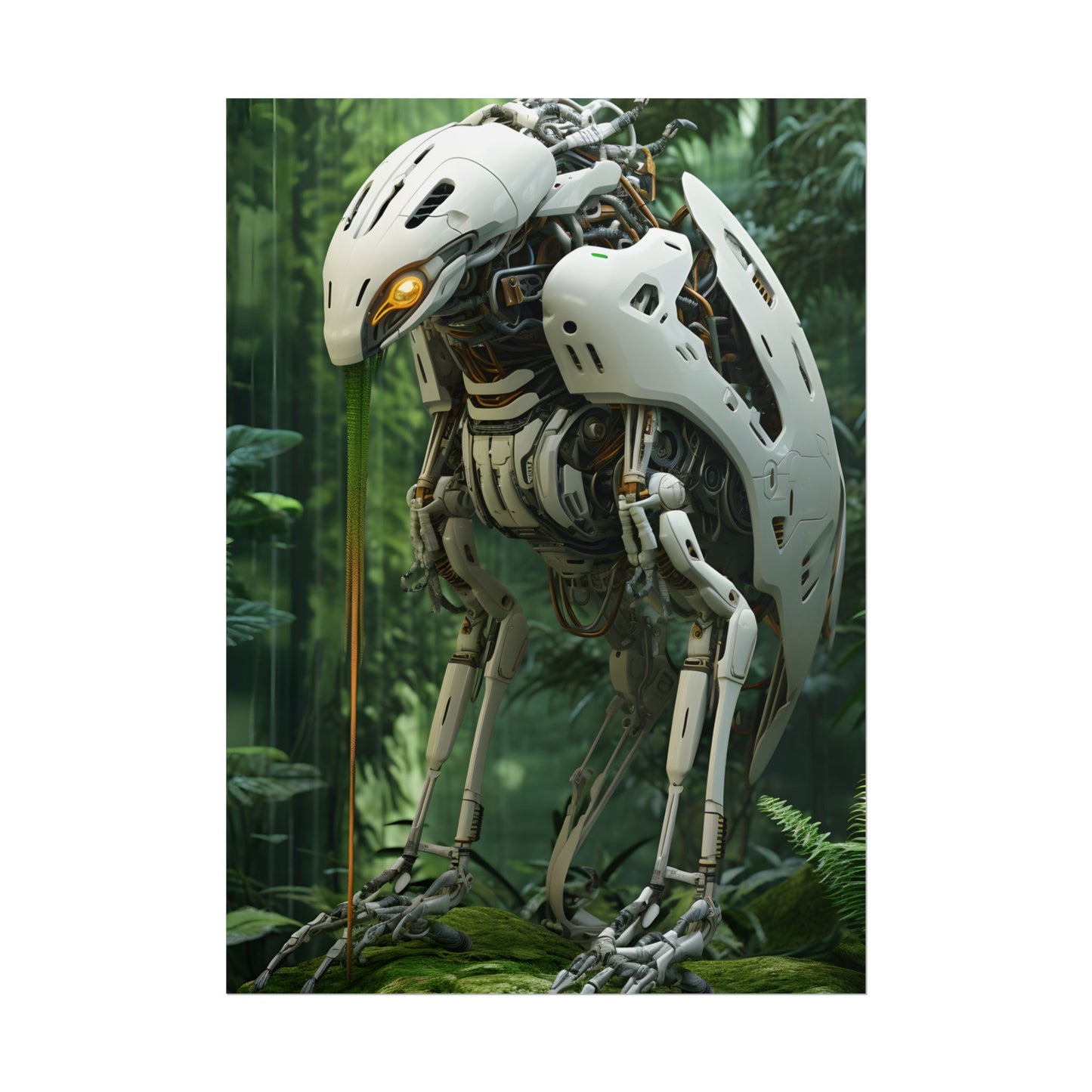 Robotic Wildlife Sanctuary: Six-Legged Creature Oasis - Poster