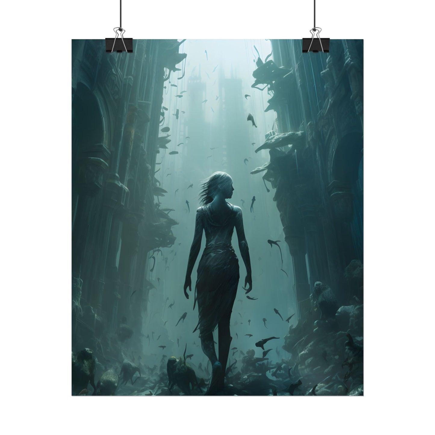 Ancient Underwater City: Hidden Ruins - Poster