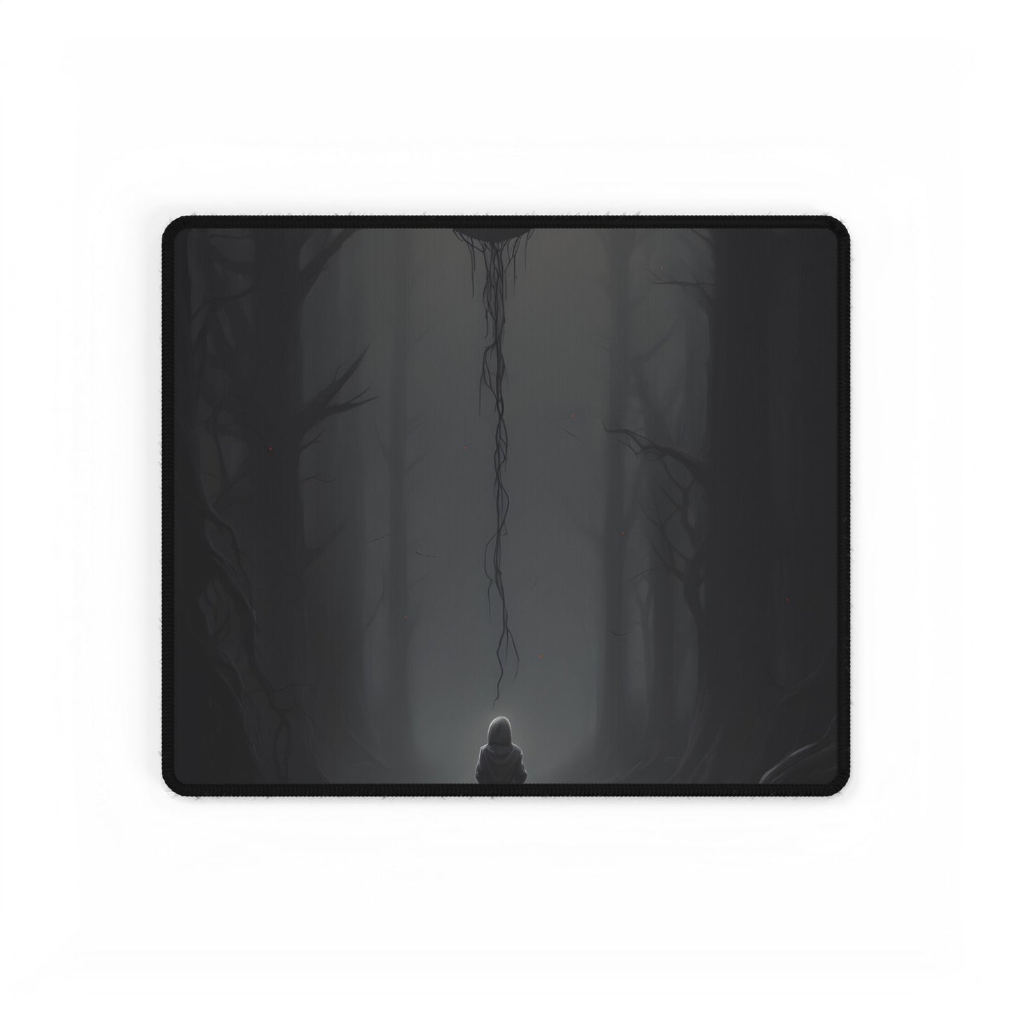 Youthful Moment: A Young Man in Nature's Outdoors - Desk Mat