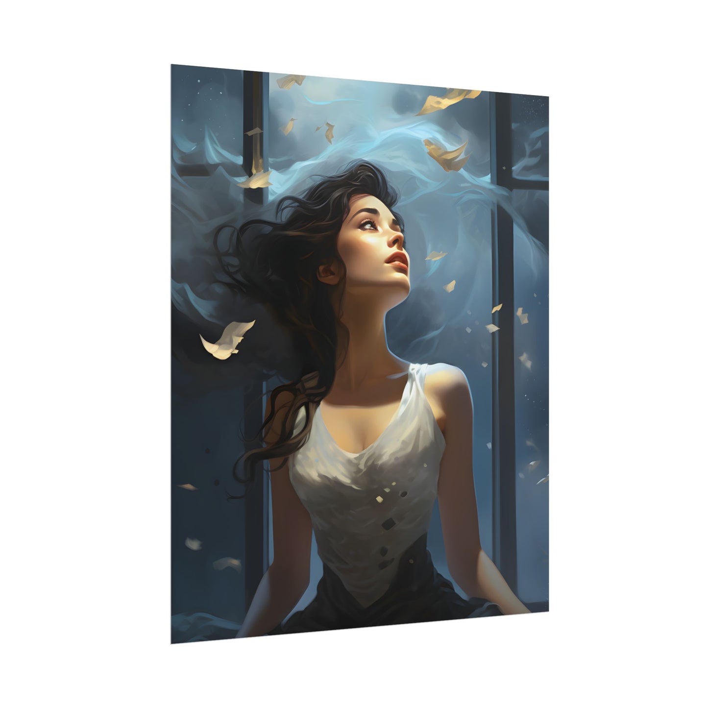 Friend and Companion: Intimate Moment Digital Art - Poster