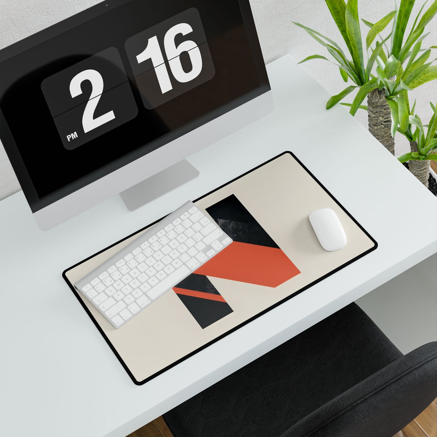 Modern Minimalist Poster: Bold Typography in Batch 1 - Desk Mat