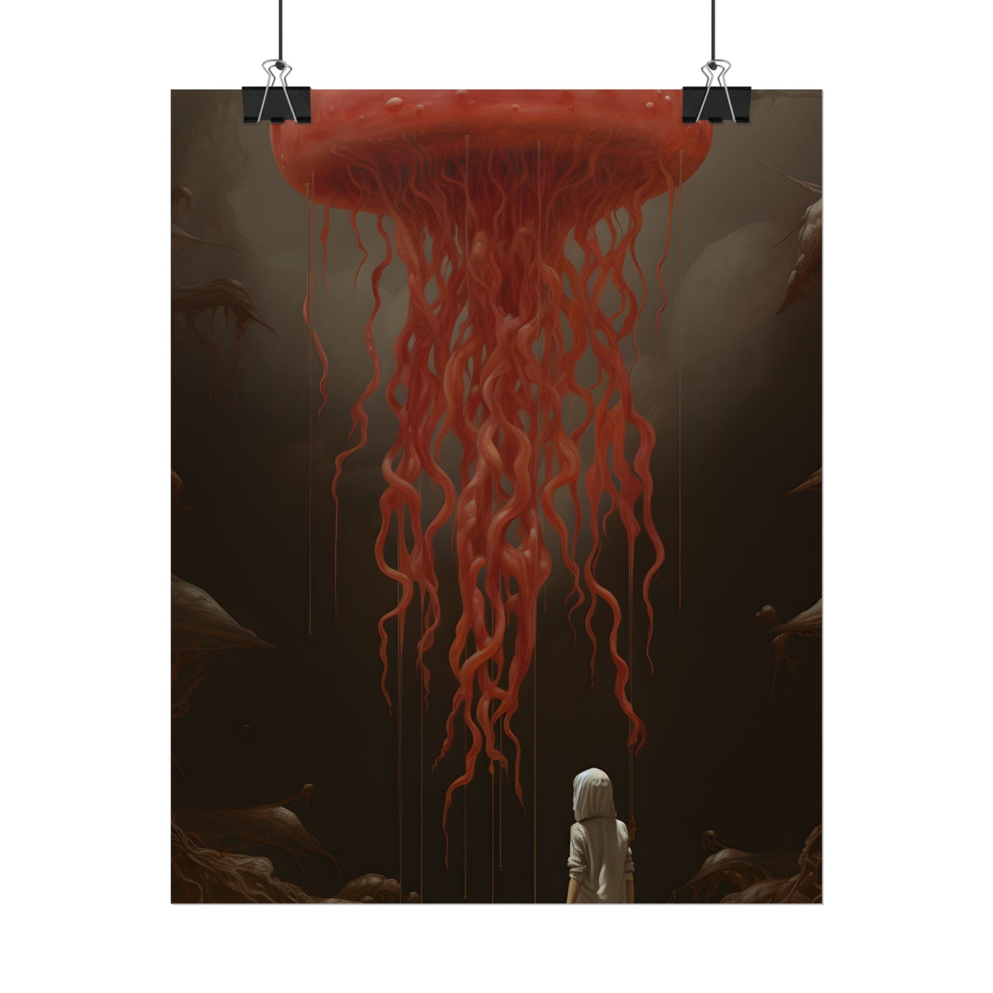 Serious Book Cover Art: Illustrative Masterpiece - Poster