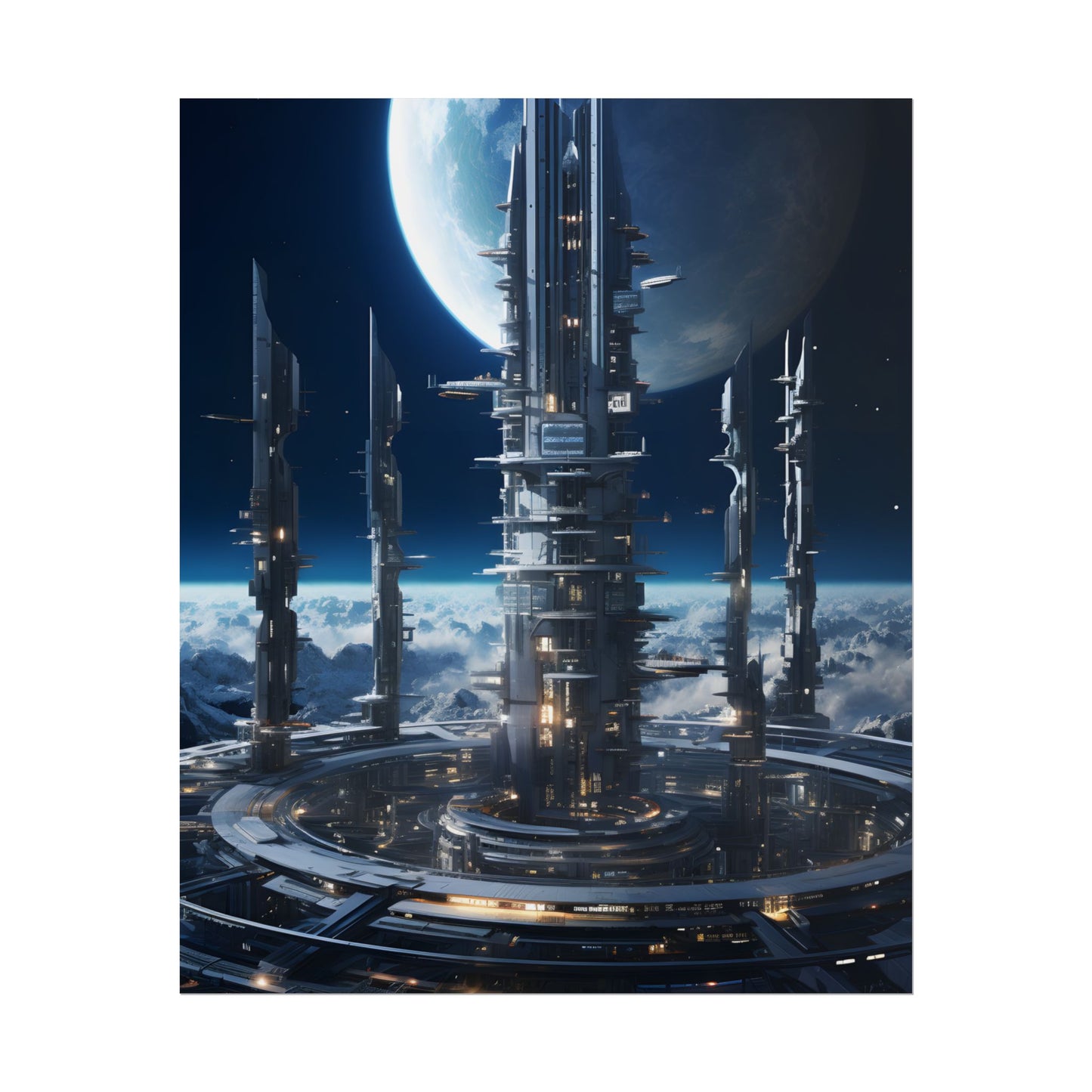 Aetherial Space Station: Isolated Horizon - Poster