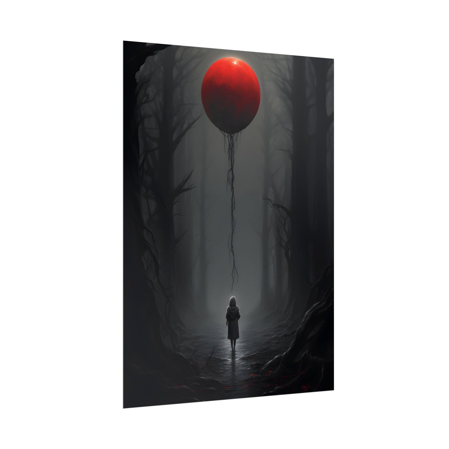 Youthful Moment: A Young Man in Nature's Outdoors - Poster