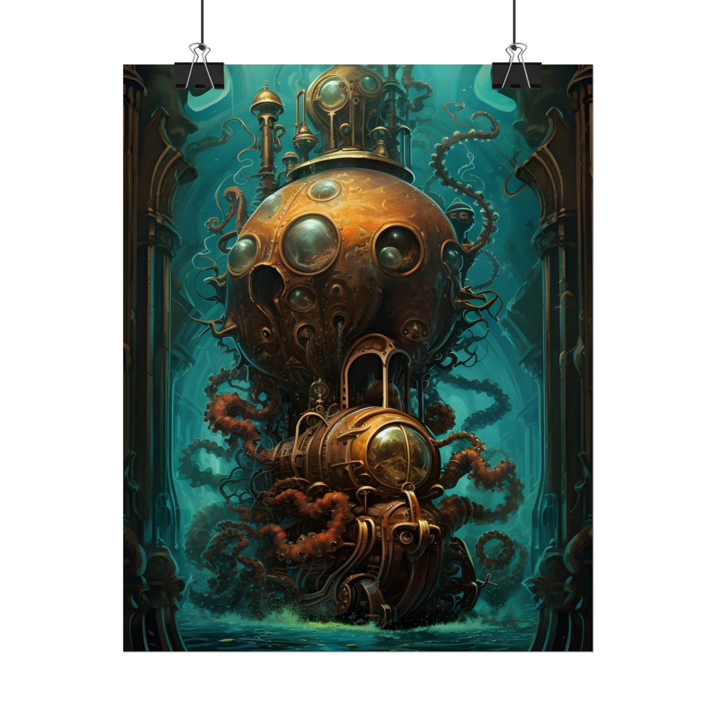 Underwater Steampunk Odyssey: A Captain Nemos Adventure - Poster
