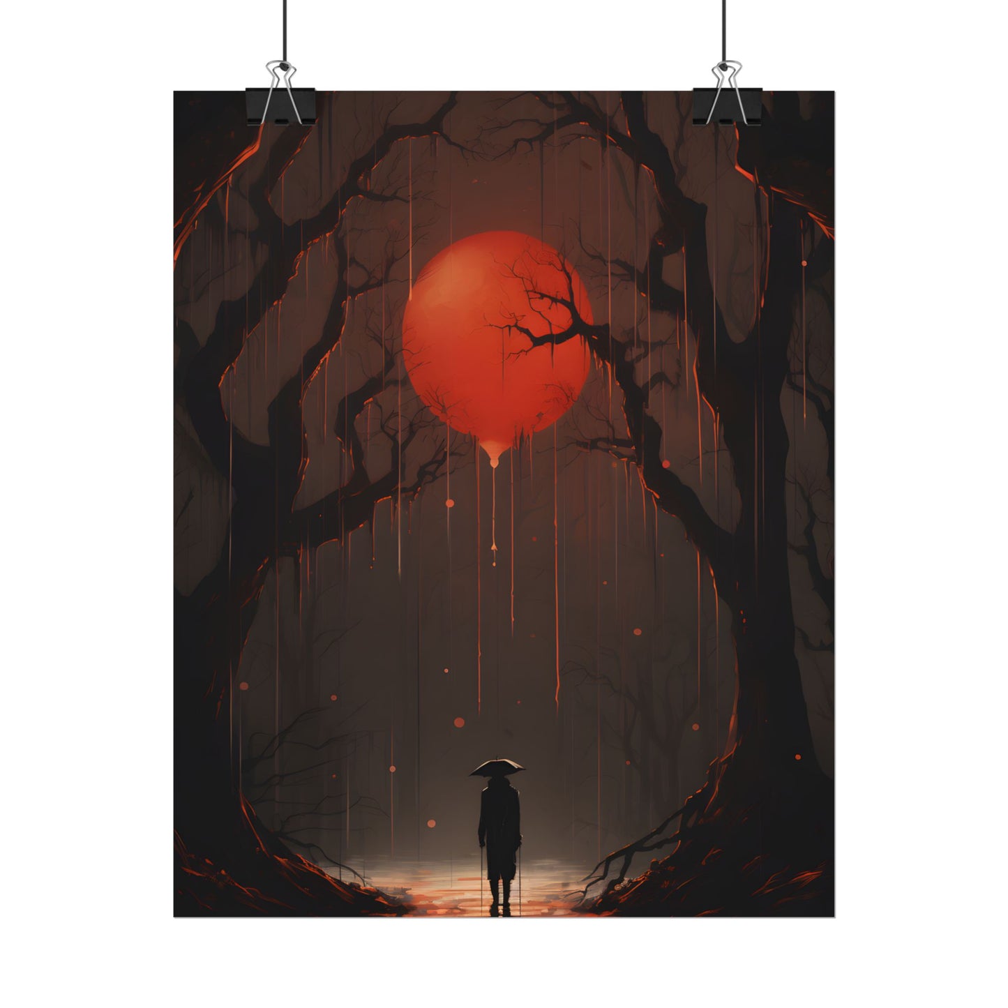 Candid Moment: Intimate Indoor Artwork - Poster