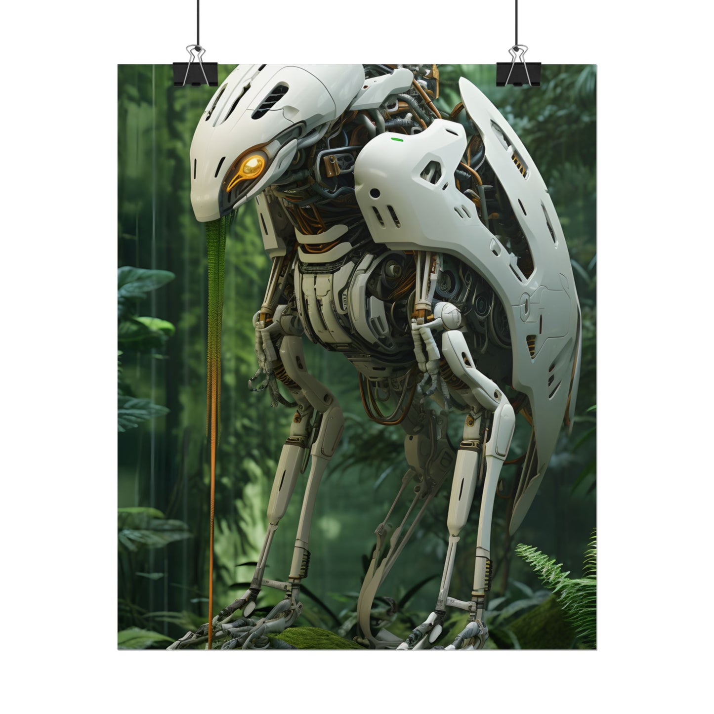 Robotic Wildlife Sanctuary: Six-Legged Creature Oasis - Poster