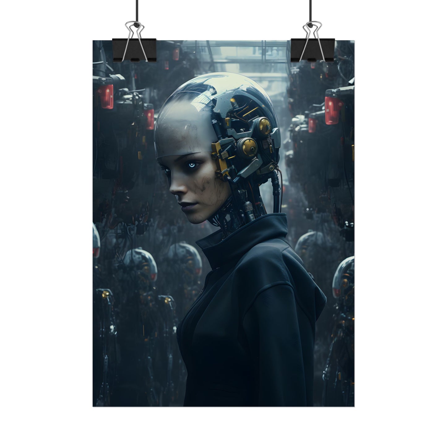 A group of charismatic thieves pull off a daring robotic art heist - Action - Poster