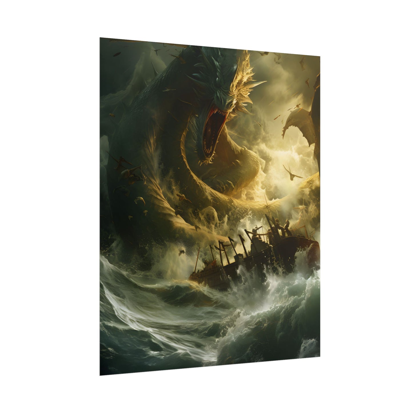 Ancient Mythical Sea Monsters: Fearsome Creatures of Legend - Poster