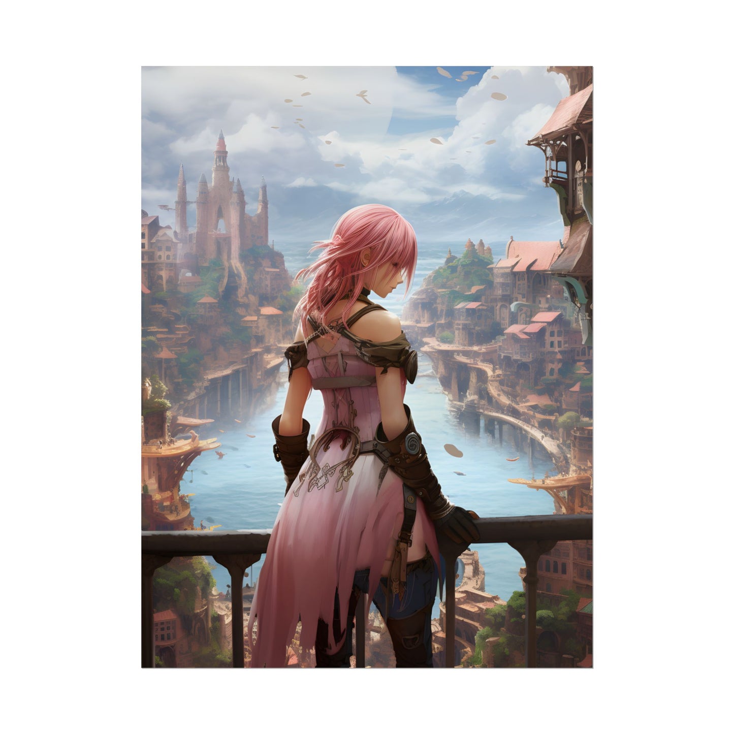Anime Birds in Flight: Detailed Feathered Friends - Poster