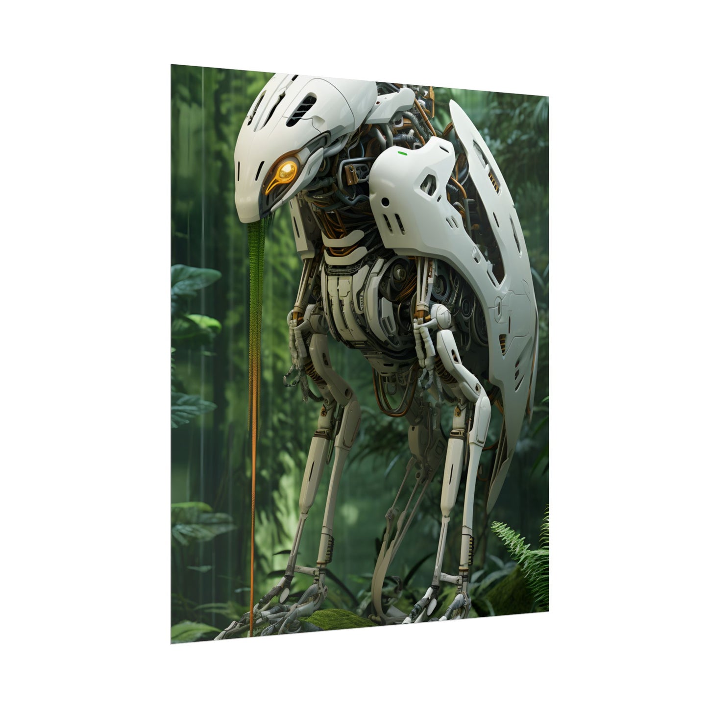 Robotic Wildlife Sanctuary: Six-Legged Creature Oasis - Poster