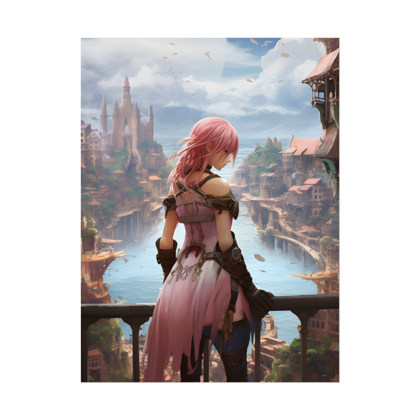 Anime Birds in Flight: Detailed Feathered Friends - Poster