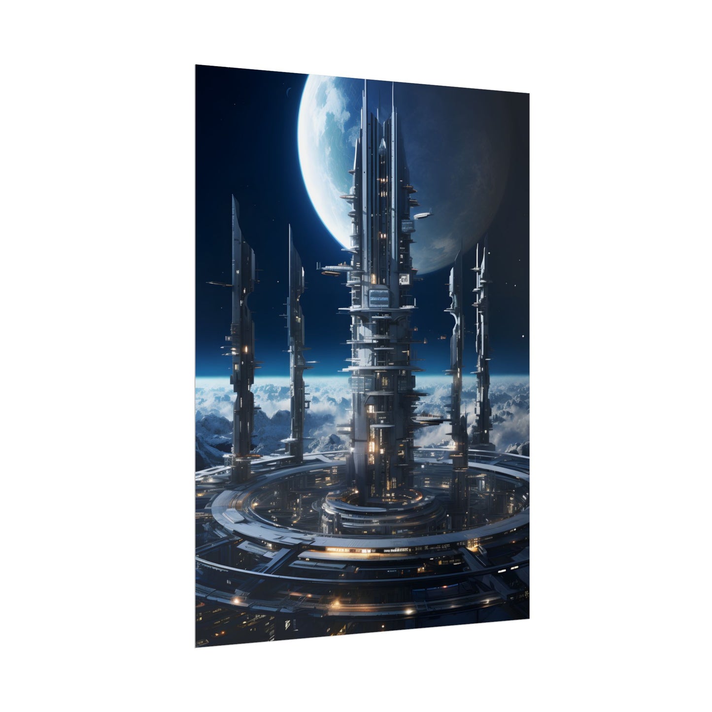 Aetherial Space Station: Isolated Horizon - Poster