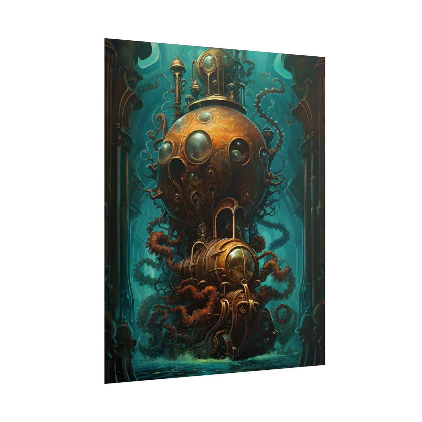 Underwater Steampunk Odyssey: A Captain Nemos Adventure - Poster