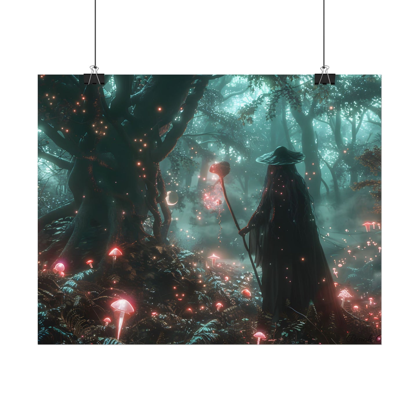 Whispers of Magic in Enchanted Woods: A Mysterious Encounter with the Witch - Poster