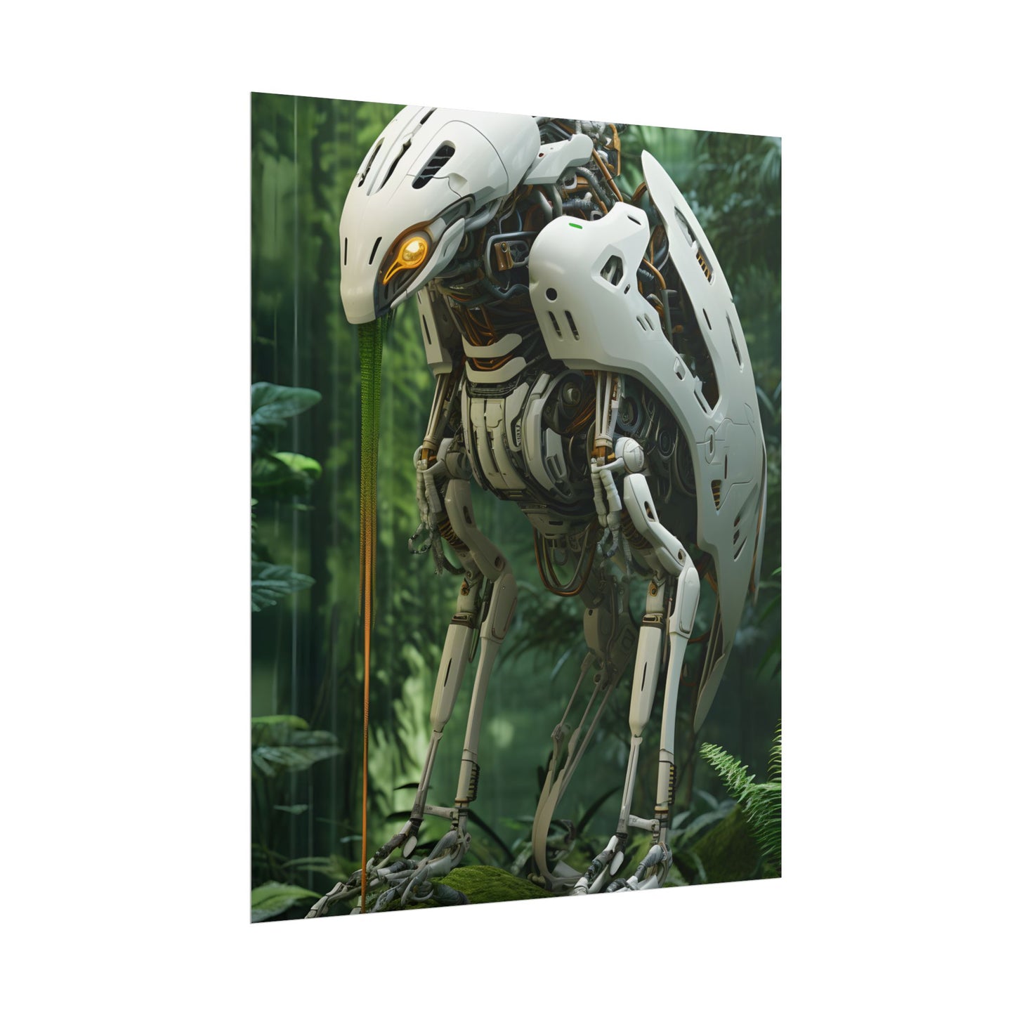 Robotic Wildlife Sanctuary: Six-Legged Creature Oasis - Poster