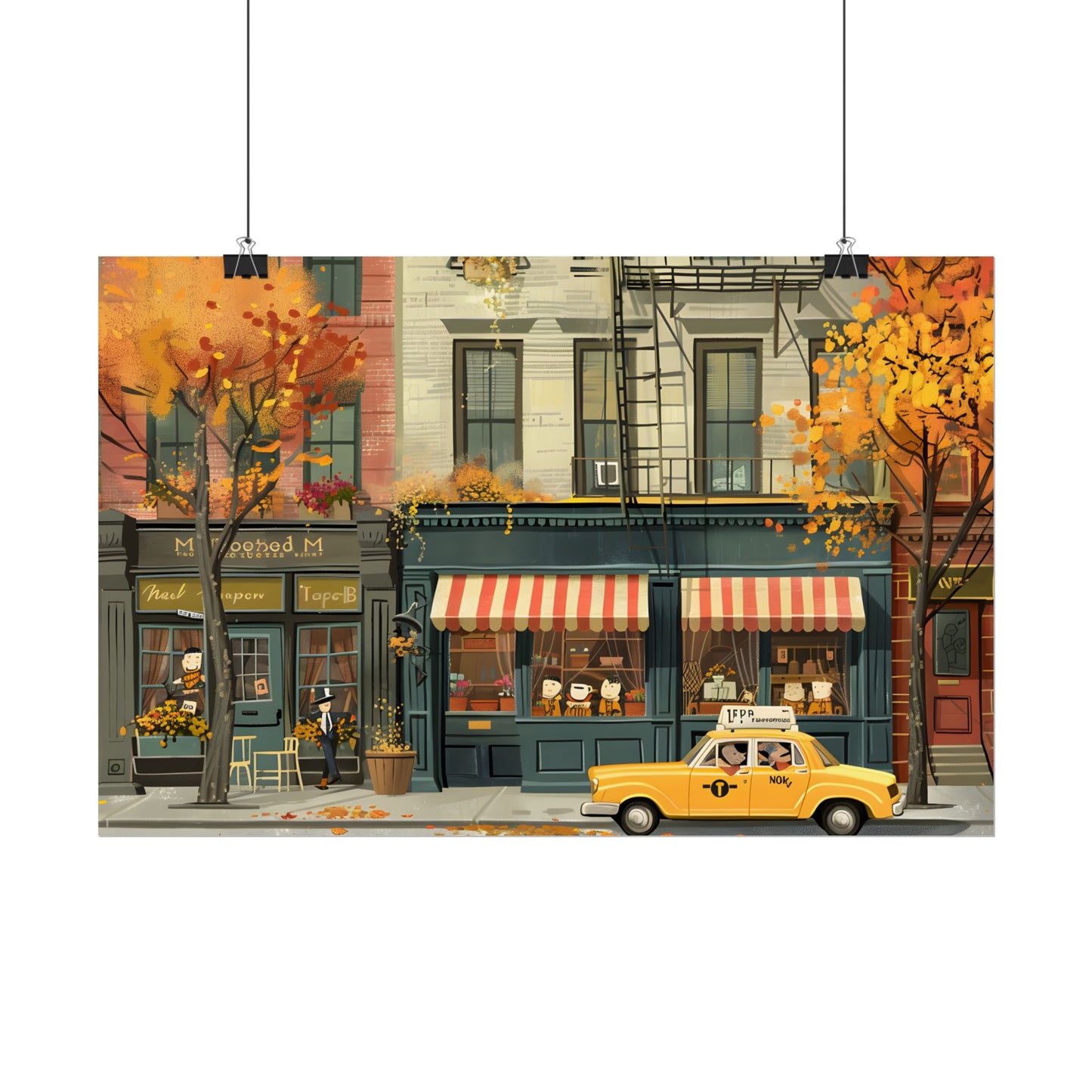Whimsical Yellow Dreams: Playful Building Digital Art - Poster