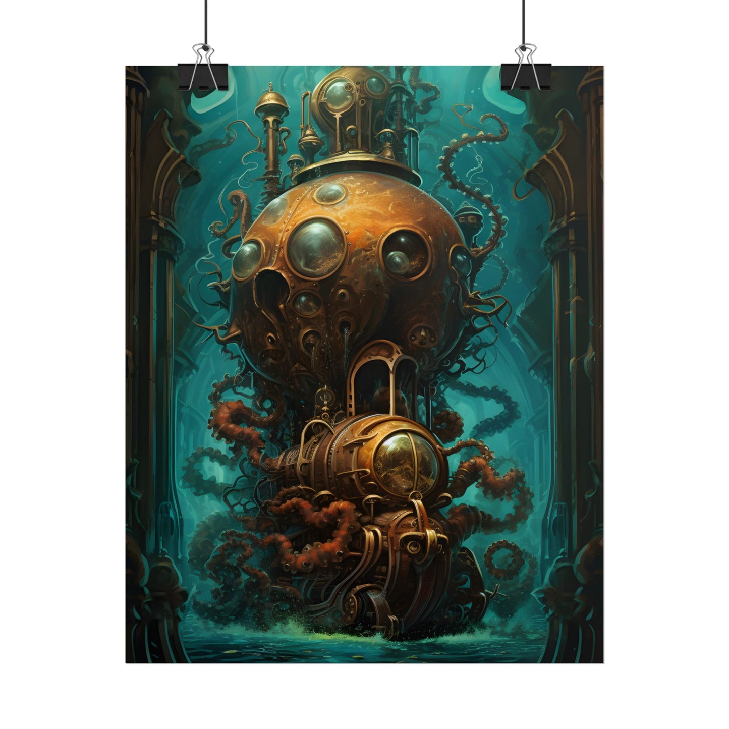 Underwater Steampunk Odyssey: A Captain Nemos Adventure - Poster