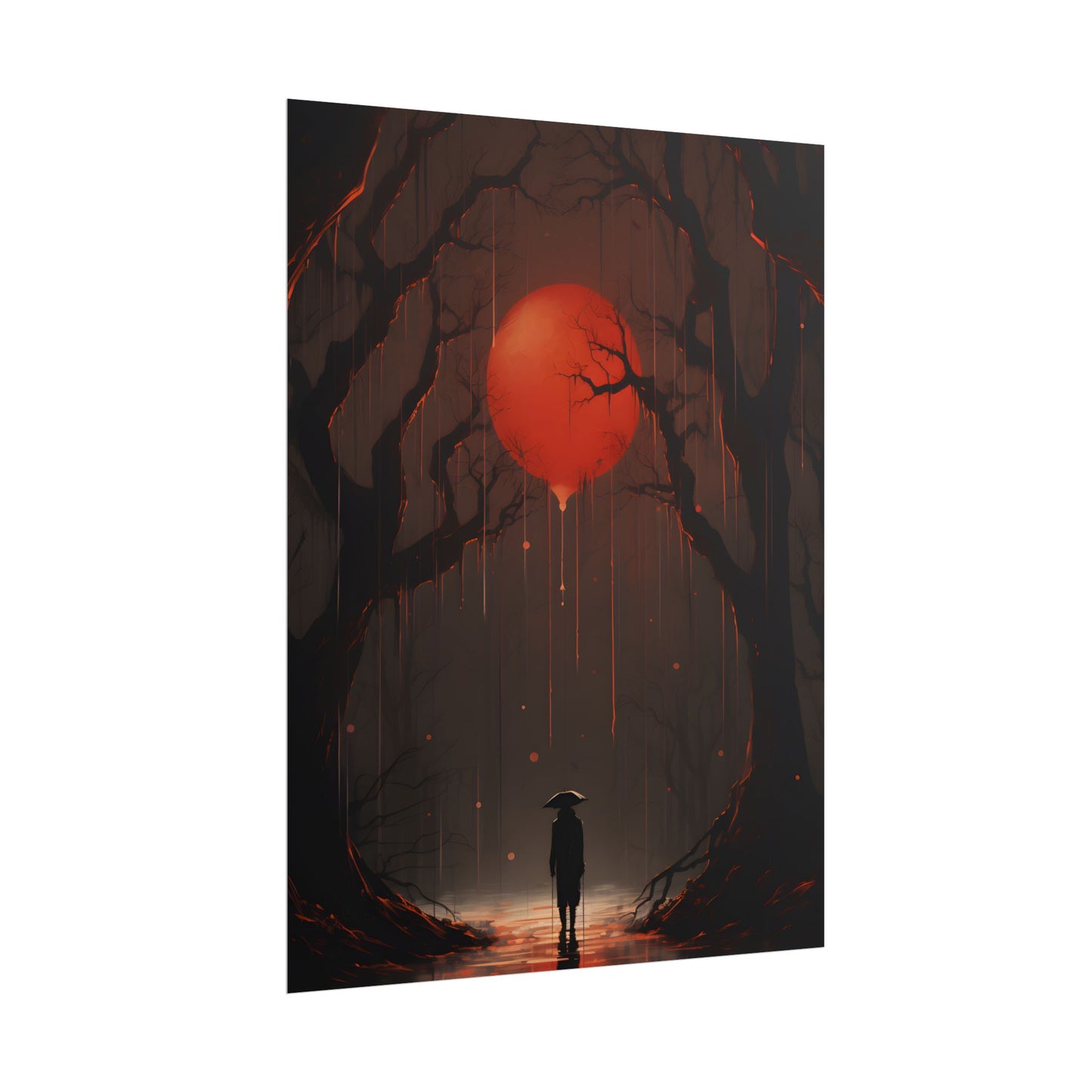 Candid Moment: Intimate Indoor Artwork - Poster