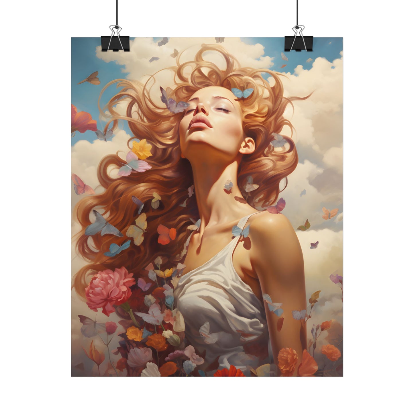 Vibrant Outdoor Cafe: Relaxed Atmosphere Artwork - Poster